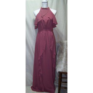 Lauren Conrad Dress Maxi Gown Formal Mauve 4 Party